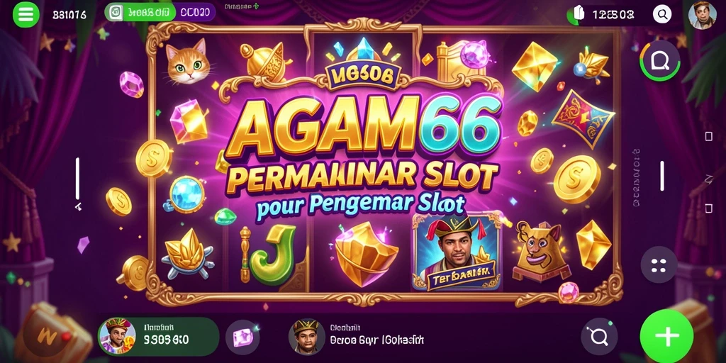 Screenshot gameplay AGAM66 yang menunjukkan keseruan bermain slot.