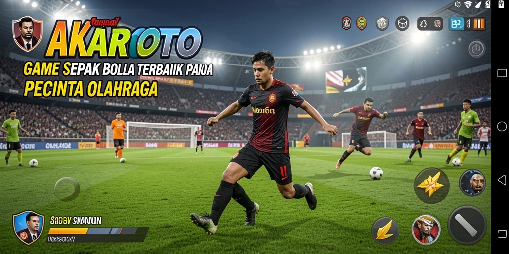 Tampilan gameplay AKARTOTO yang seru dan mendebarkan.