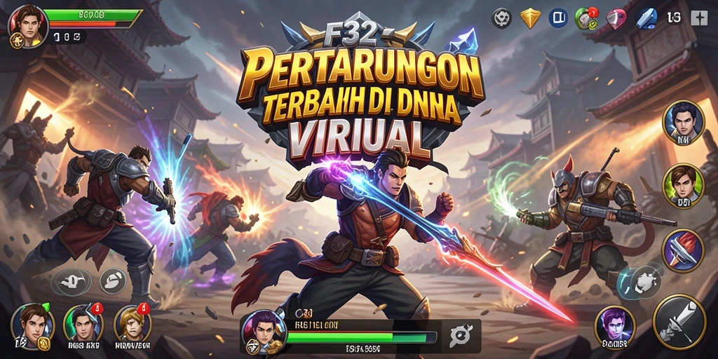 Tampilan seru gameplay Fighting di F32 dengan aksi pertarungan mendebarkan.