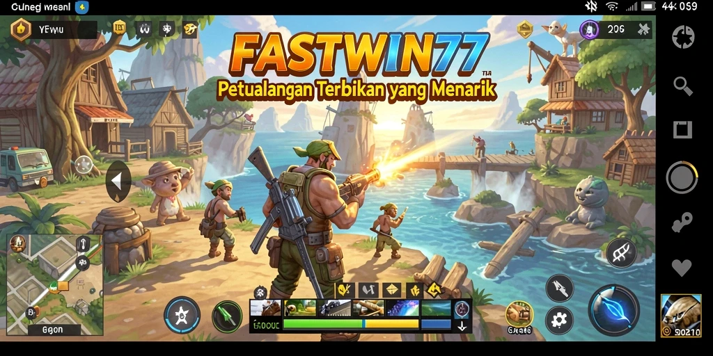 Tampilan menarik gameplay Open World di FASTWIN77.