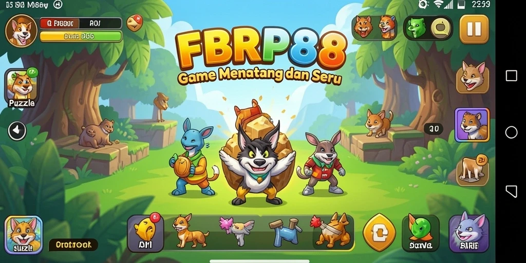 Screenshot FBRP88 dengan gameplay seru dan tantangan Puzzle.