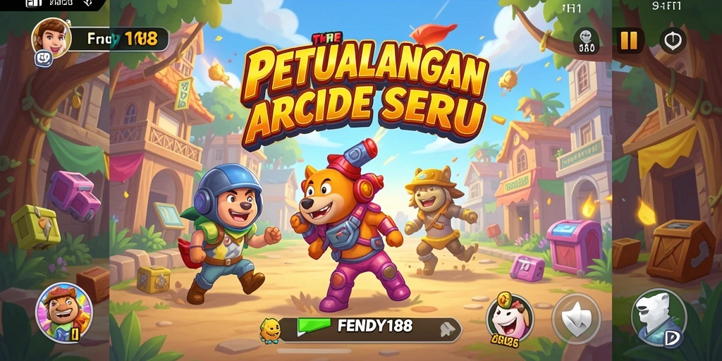 Screenshot gameplay menampilkan karakter yang melintasi rintangan dengan cepat.