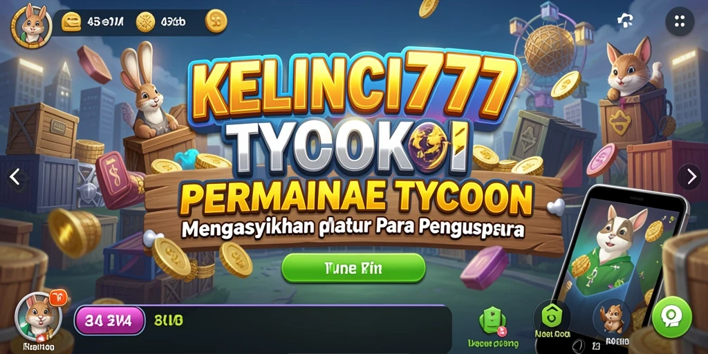 Screenshot gameplay KELINCI777 menampilkan pengalaman Tycoon yang menarik.