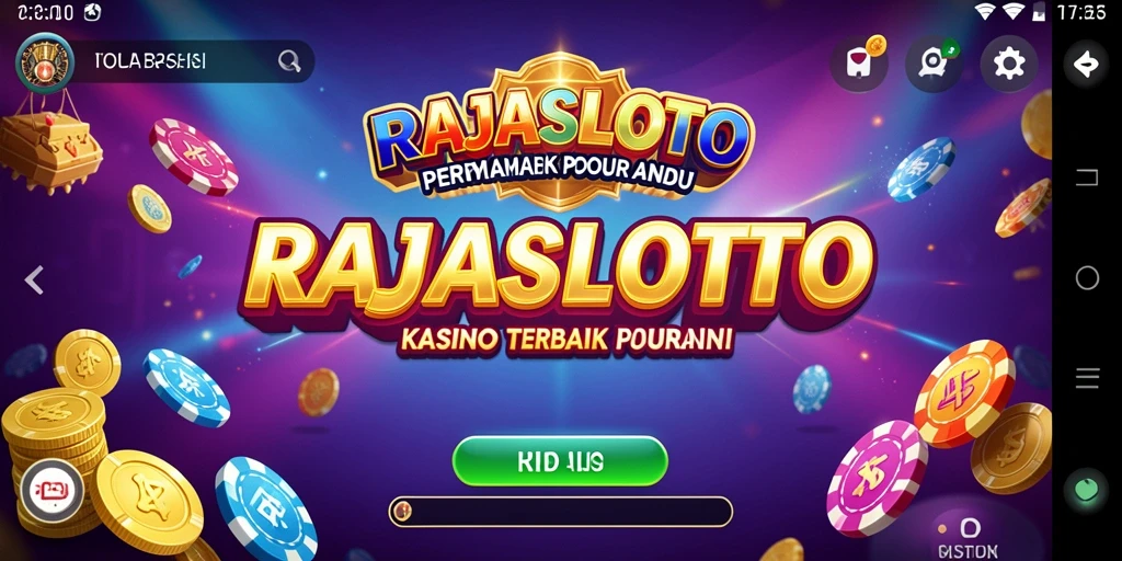 Tampilan gameplay RAJASLOTO yang menarik dan interaktif.