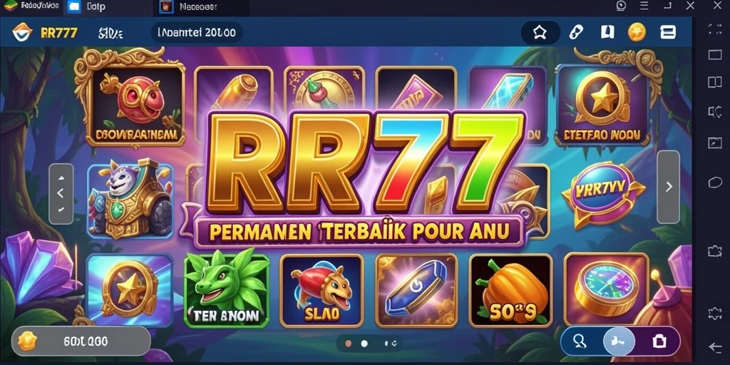 Tangkapan layar permainan Slot RR777 yang penuh warna dan mengasyikkan.