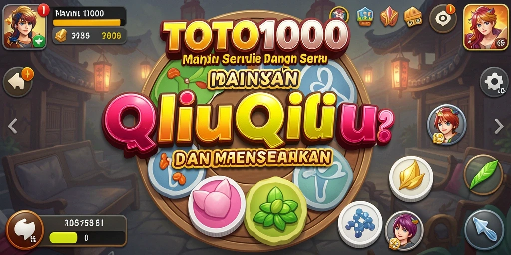 Tampilan gameplay seru QiuQiu di TOTO1000.