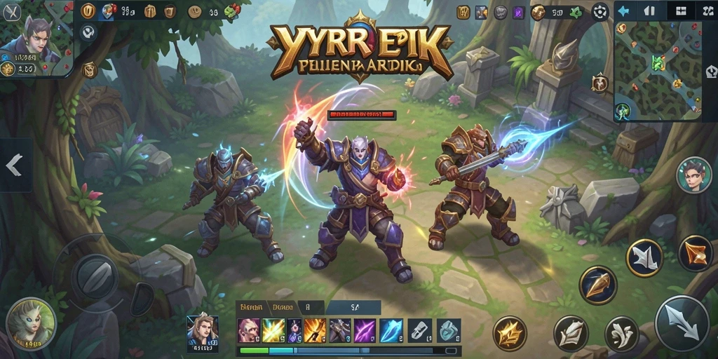 Tampilan gameplay YYRR yang memukau dalam petualangan ARPG.